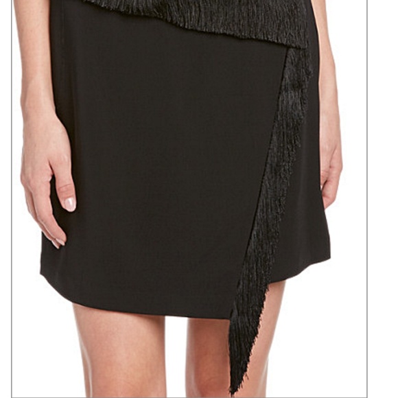 A.L.C. Loren asymmetrical hem and fringe skirt - Picture 4 of 4